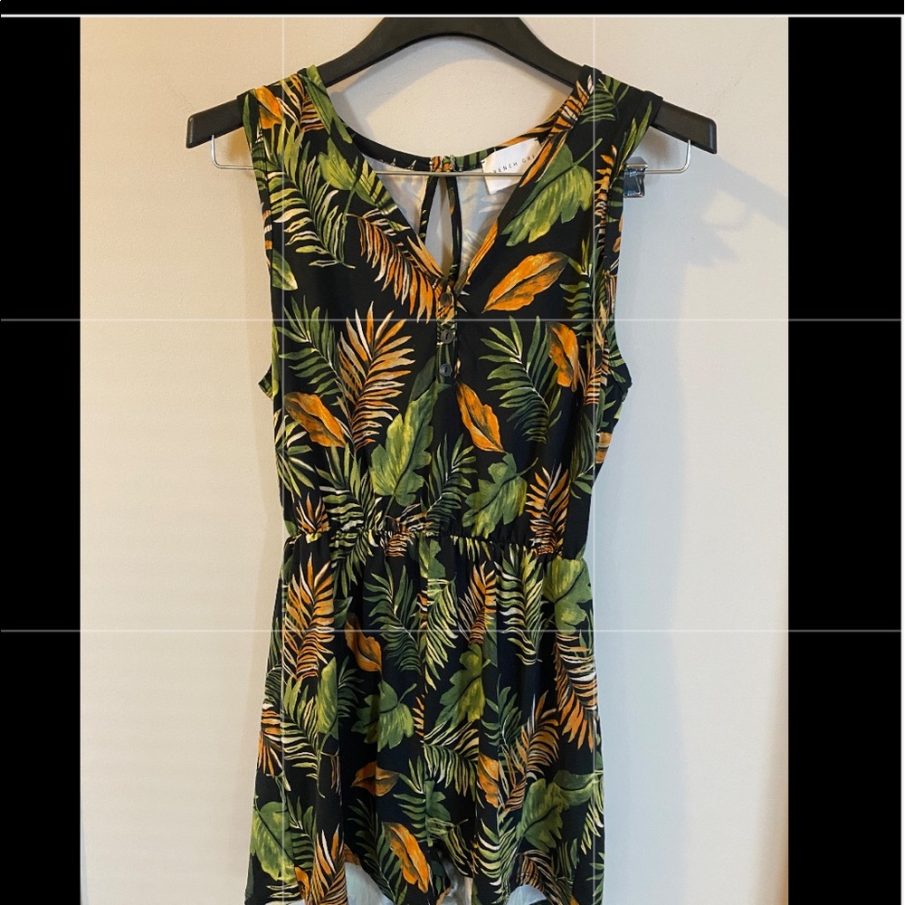 French Grey Romper Sz L